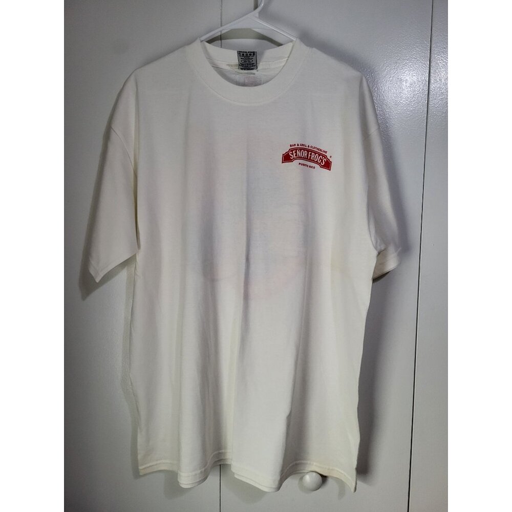 VTG Senor Frog's Puerto Rico SZ XL Bar & Grill & Clothesline Souvenir Travel